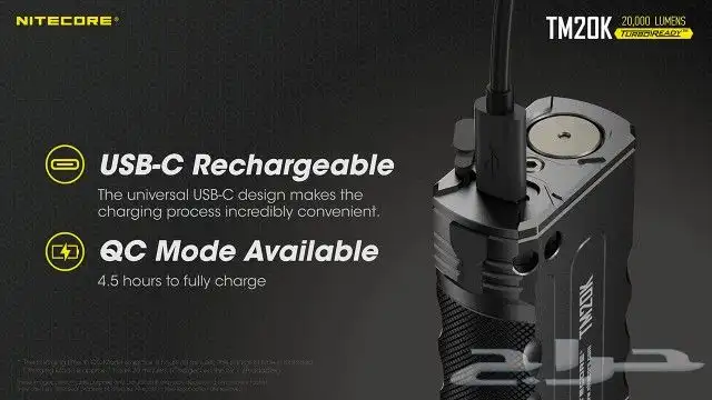 كشاف نايتكور nitecore tm20k 4