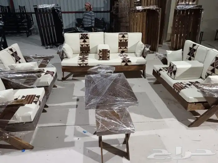 جلسات_خارجيه مجالس_شعبيه كنب_ستائر تفصيل_جاهز الرياض_تخفيضا 11