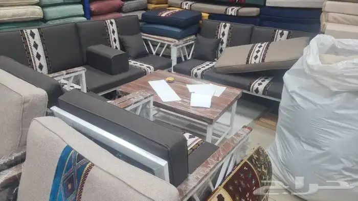 جلسات_خارجيه مجالس_شعبيه كنب_ستائر تفصيل_جاهز الرياض_تخفيضا 17
