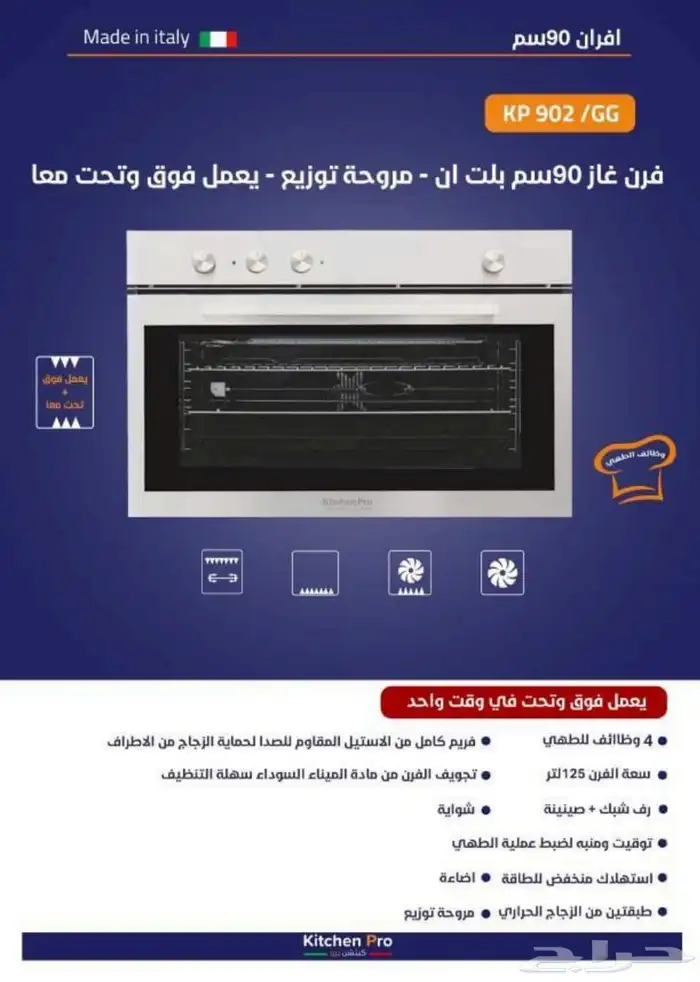نوفر جميع الأفران السطحيه بلت ان بجميع أنواعها يتوفر تابي 19