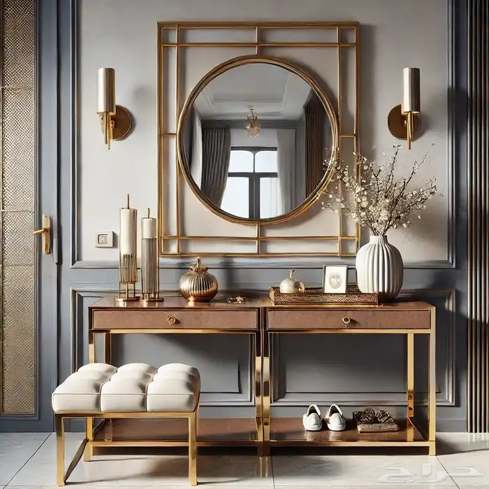 ديكورات خشبية ومعدنية تصميم وتنفيذ 23