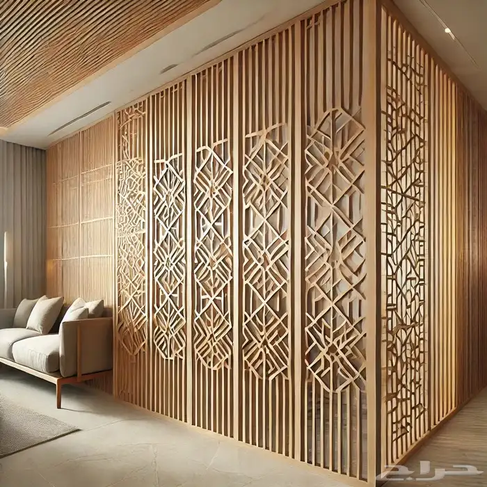 ديكورات خشبية ومعدنية تصميم وتنفيذ 29