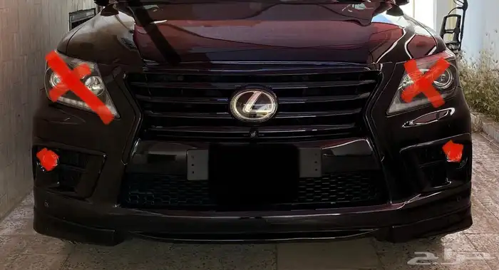اكسسوارات قطع جيب لكزس Lx570 Lx600 LX470 وفي ترهيم 74