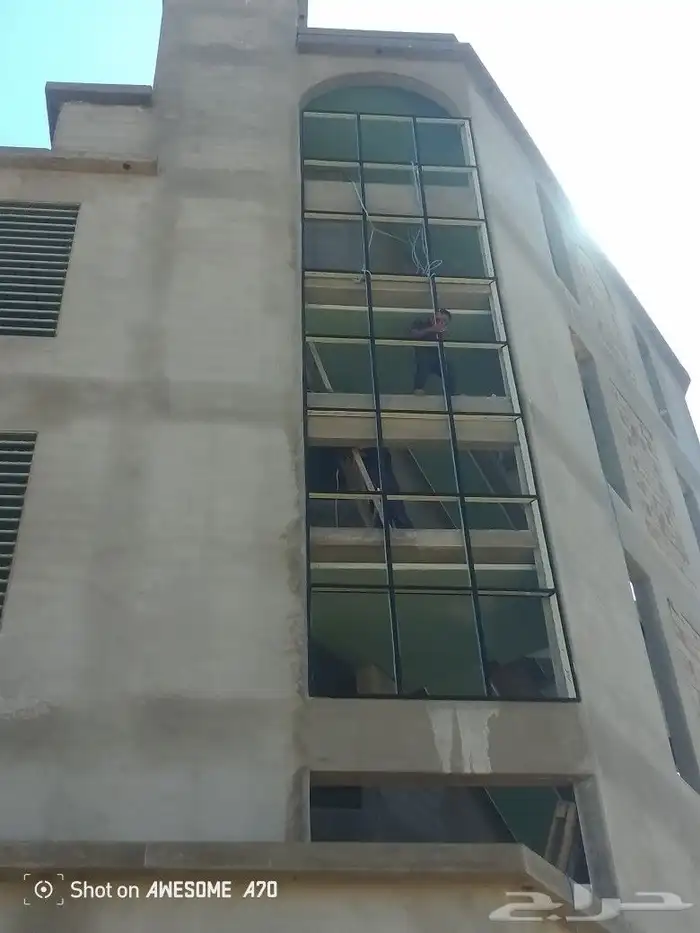 المنيوم واجهات استركشر واجهات زجاج سكريت 3