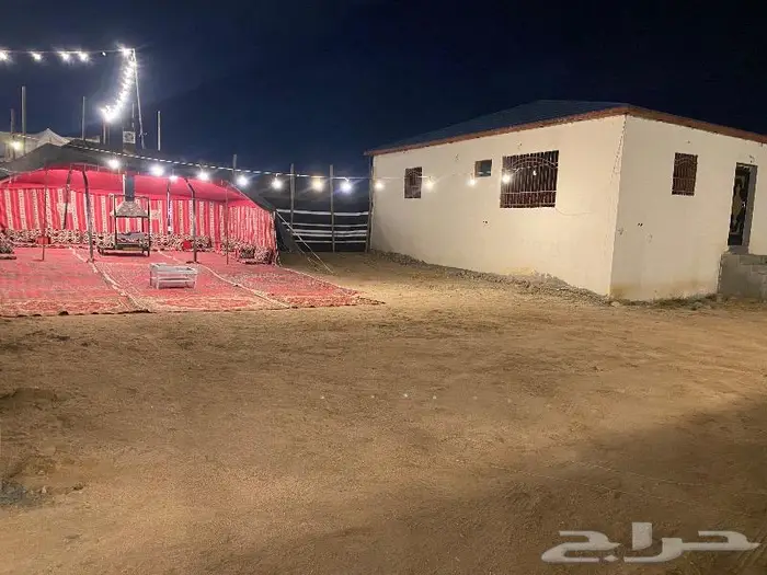 خيمه ب 100 وخيمه ب 200 مع المشب ومع الحمام 5