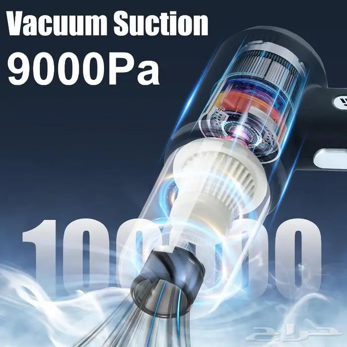 مكنسة كهربائية لاسلكية للسيارة 2