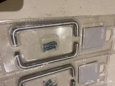 مقبض دولاب فضي 6 قطع جديد 1