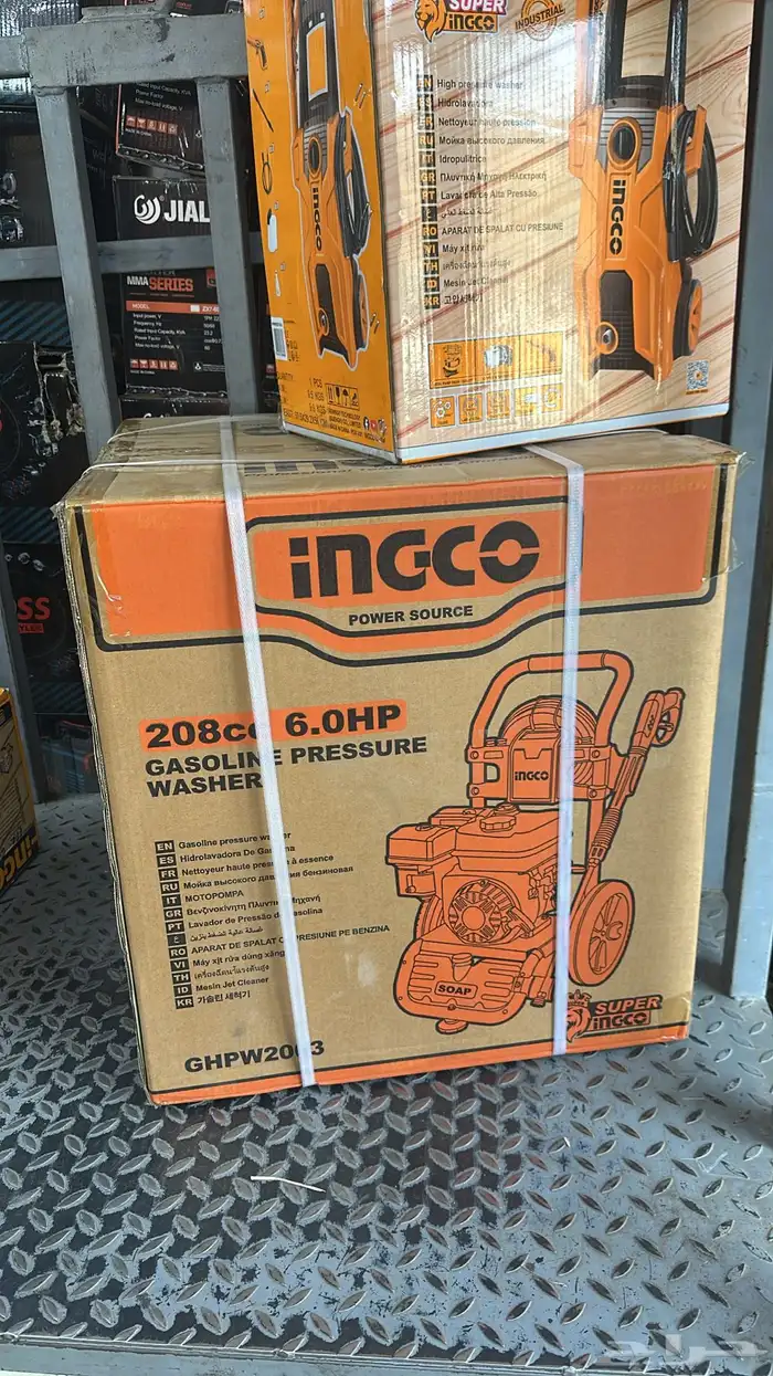 مكينة غسيل بنزين 214 بار Gasoline Pressure Washer 4