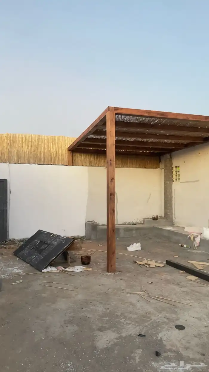 مظلات بامبو وخيزران وقش وسعف 14