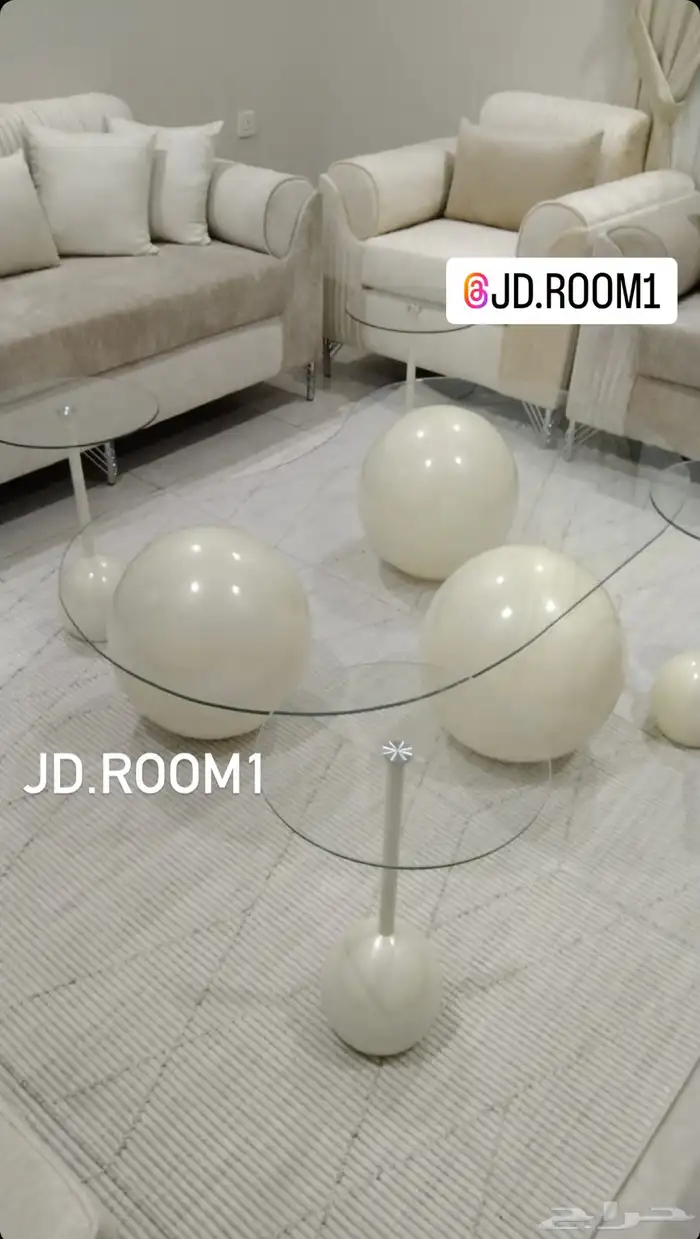 طاولات مرايا و زجاج 11