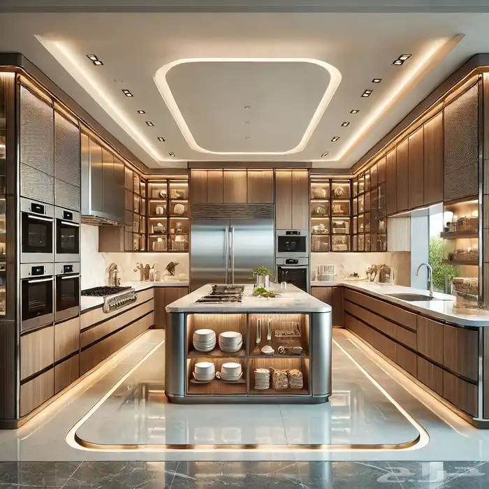مطبخك تصميم خشبي فاخر يلبي ذوقك ويصنع لحظاتك 3