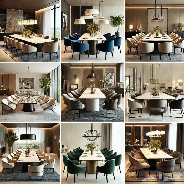 طاولة طعامك تصميم فاخر يليق بضيافتك 1