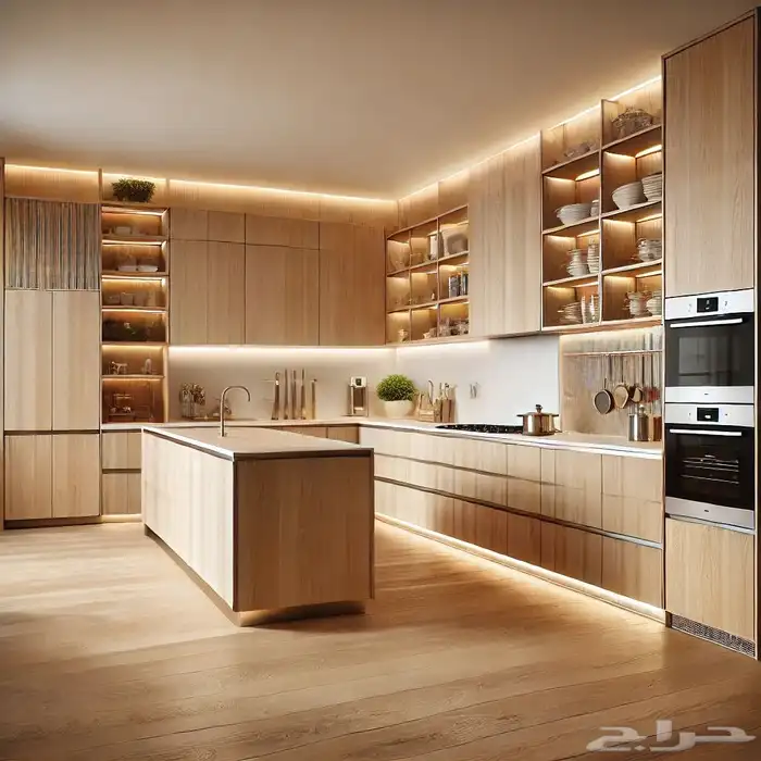 مطبخك تصميم خشبي فاخر يلبي ذوقك ويصنع لحظاتك 13
