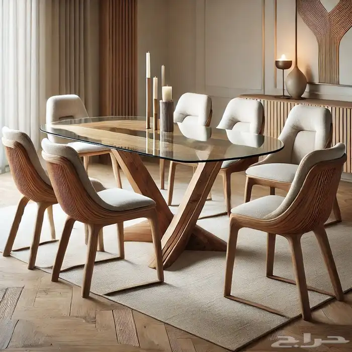طاولة طعامك تصميم فاخر يليق بضيافتك 6