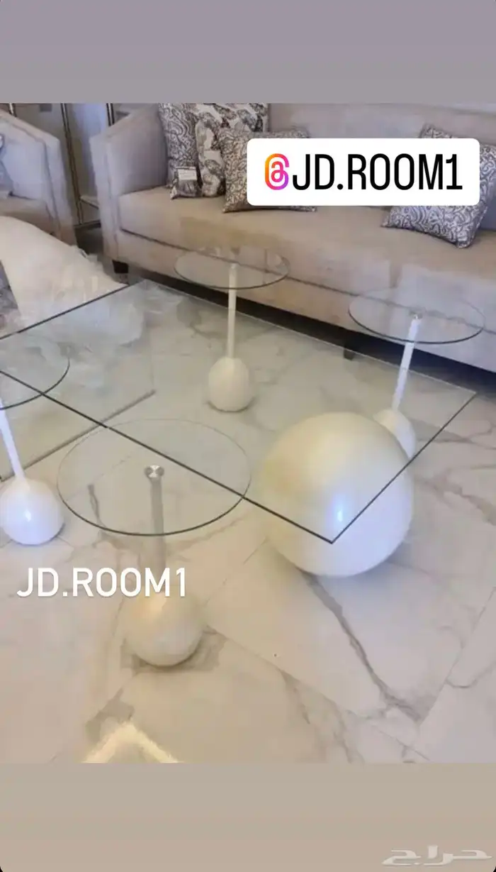 طاولات مرايا و زجاج 5