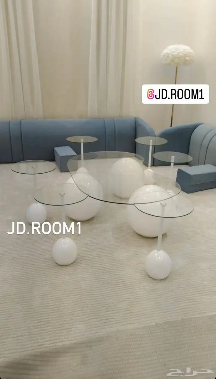 طاولات مرايا و زجاج 6