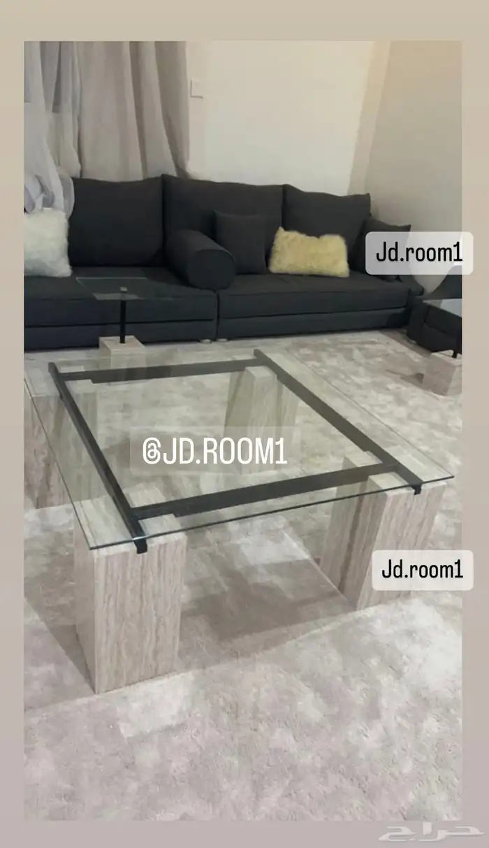 طاولات مرايا و زجاج 42