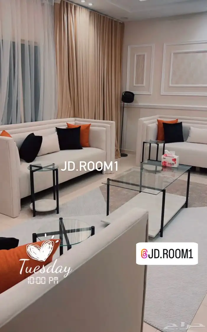 طاولات مرايا و زجاج 85