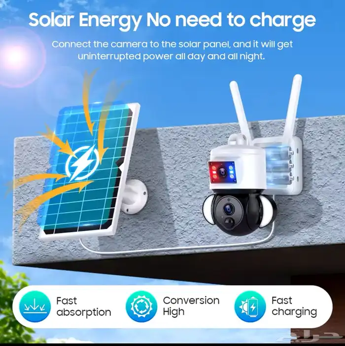 كاامرات طاقه شمسيه 4G 12