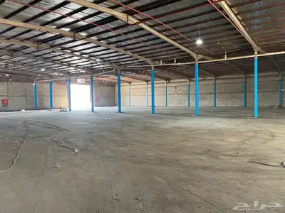 مستودع بمبنى إداري للايجار بحي النخيل 35