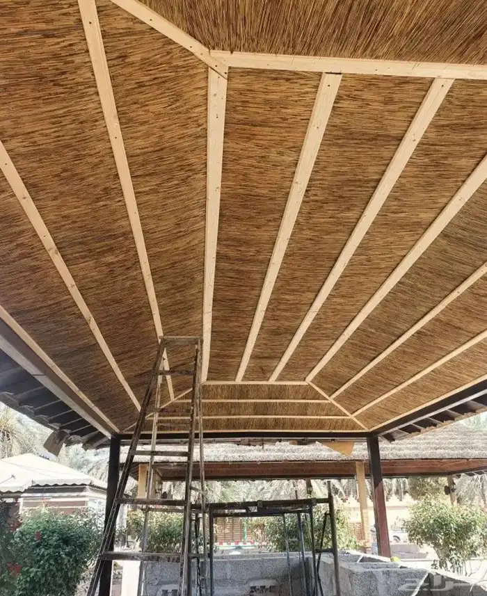 مظلات بامبو وخيزران وقش وسعف 26