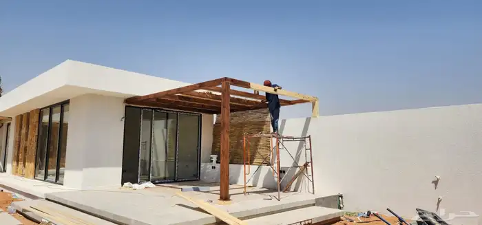 مظلات بامبو وخيزران وقش وسعف 2