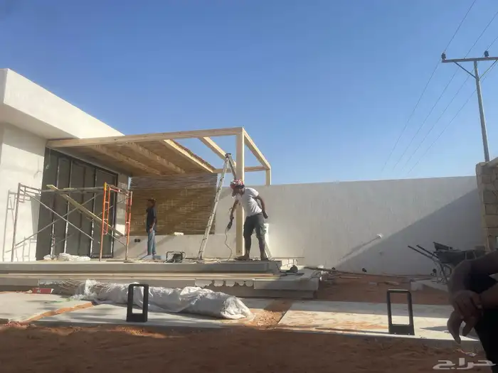 مظلات بامبو وخيزران وقش وسعف 3