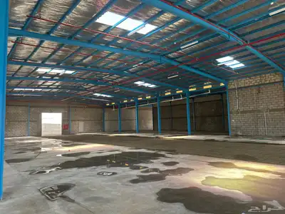 مستودع بمبنى إداري للايجار بحي النخيل 24