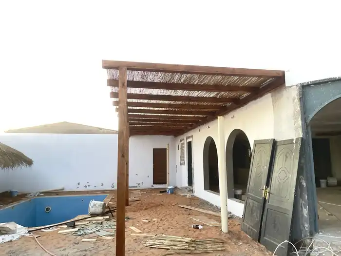 مظلات بامبو وخيزران وقش وسعف 12