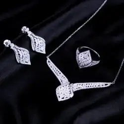 طقم فضة أصلية عيار 925 0