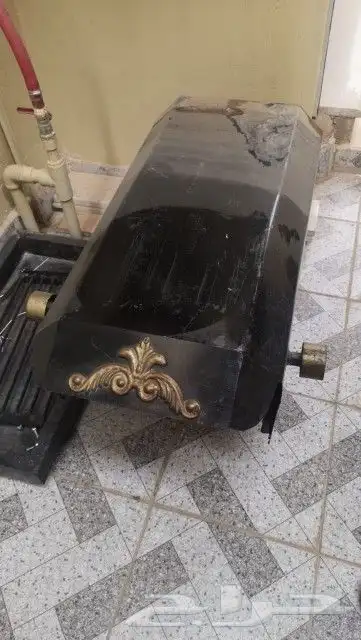 وجار نار حديد ومنقل وسحب ورخام كامل ماعدا المدخنه الخارجيه 0