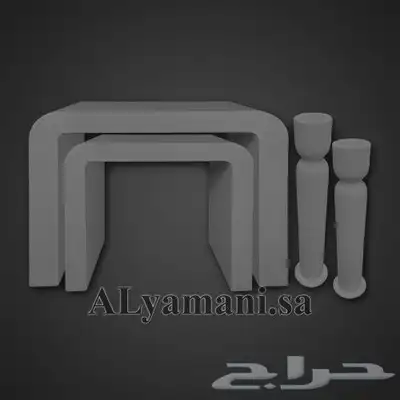 طاولات مدخل استقبال مقوس مع ستاند مبخرة متعددة الألوان 9
