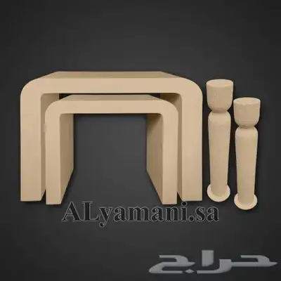 طاولات مدخل استقبال مقوس مع ستاند مبخرة متعددة الألوان 3