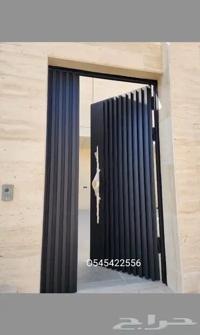 ابواب كلادينج حديد والمنيوم 0