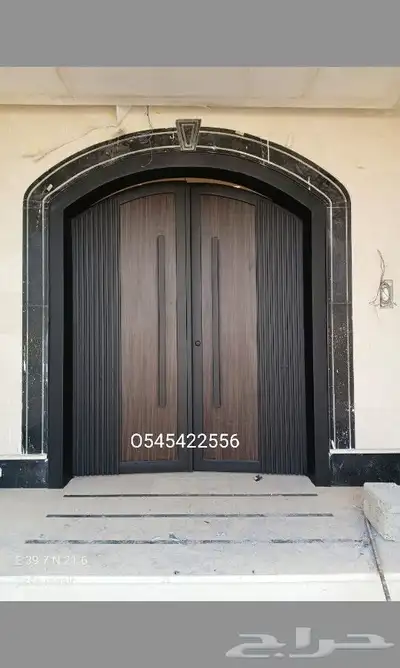 ابواب كلادينج حديد والمنيوم 12
