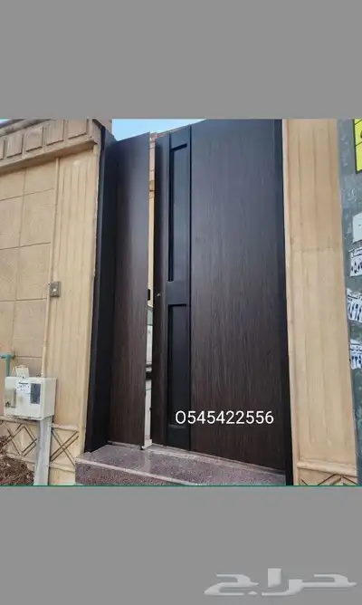 ابواب كلادينج حديد والمنيوم 6