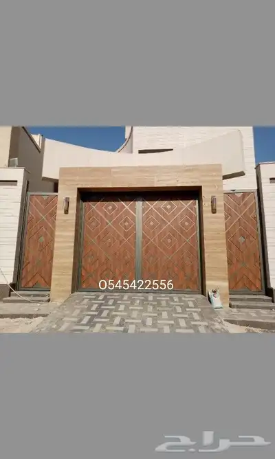 ابواب كلادينج حديد والمنيوم 14