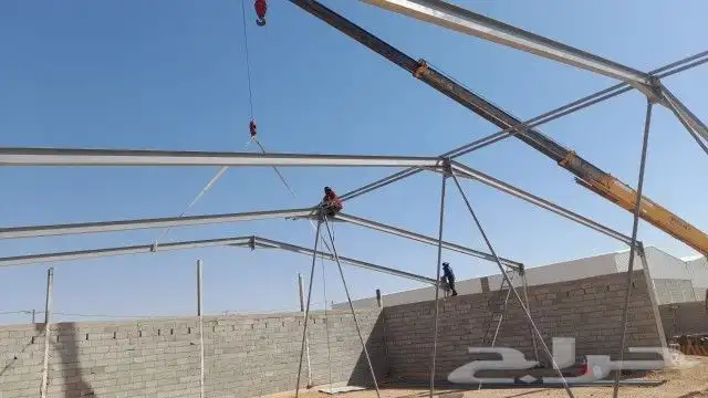 تسوير المزارع والأراضي البيضاء وتركيب شبوك الملاعب وتركيب ال 17