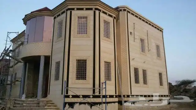 ديكورات خارجيه سمنت البيض وبطحا الرياض 3