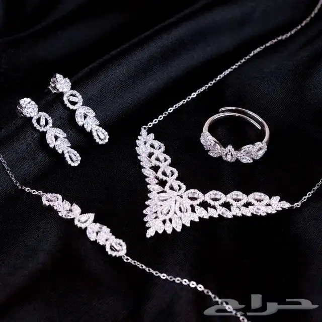 طقم فضة أصلية عيار 925 1