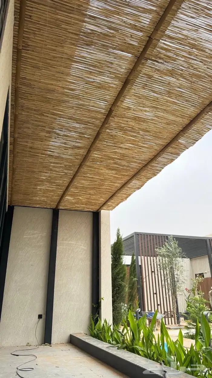 مظلات بامبو وخيزران وقش وسعف 7