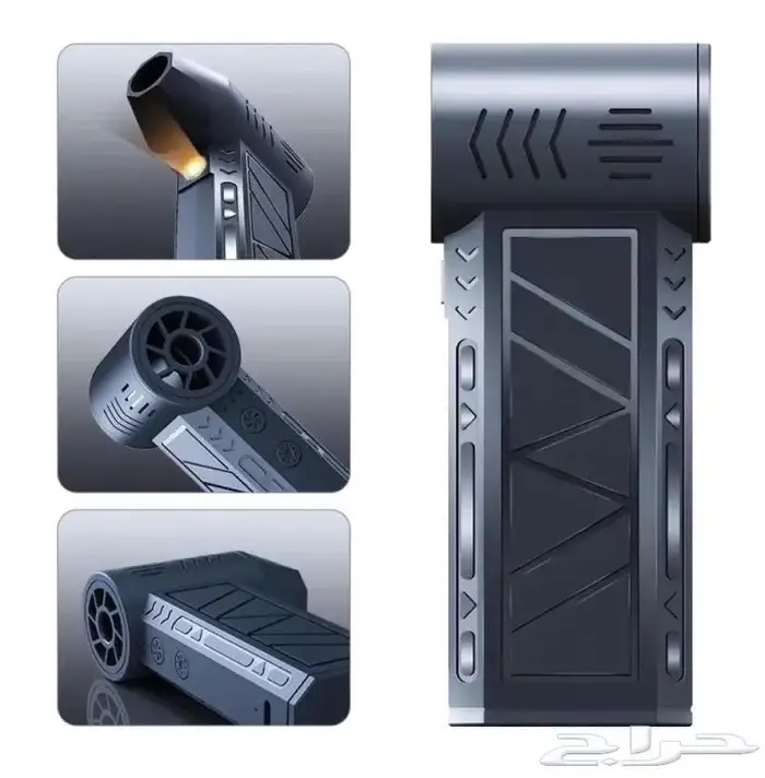 منفاخ هواء نفاث صغير ب ثلاث سرعات وكشاف 7