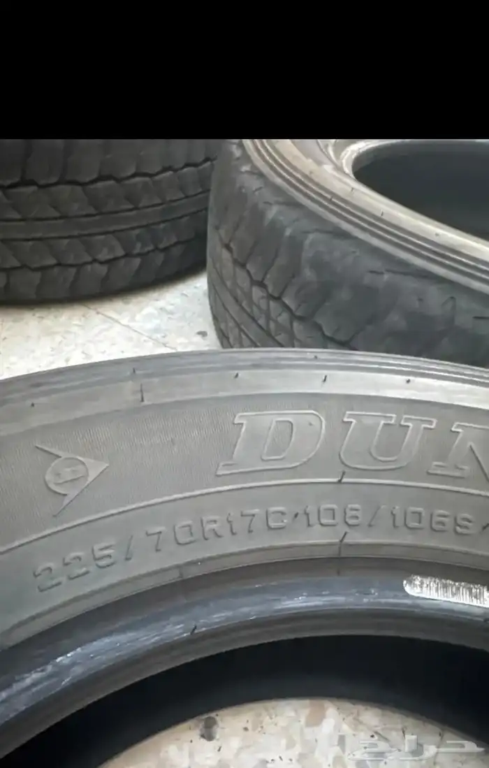 كفرات دانلوب مستعمل نظيف 0