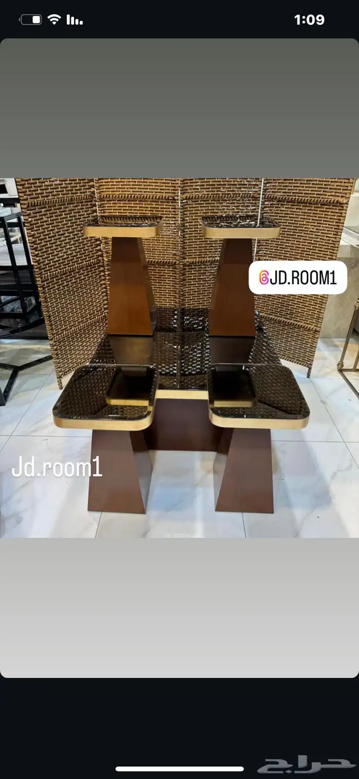 طاولات مرايا و زجاج 16
