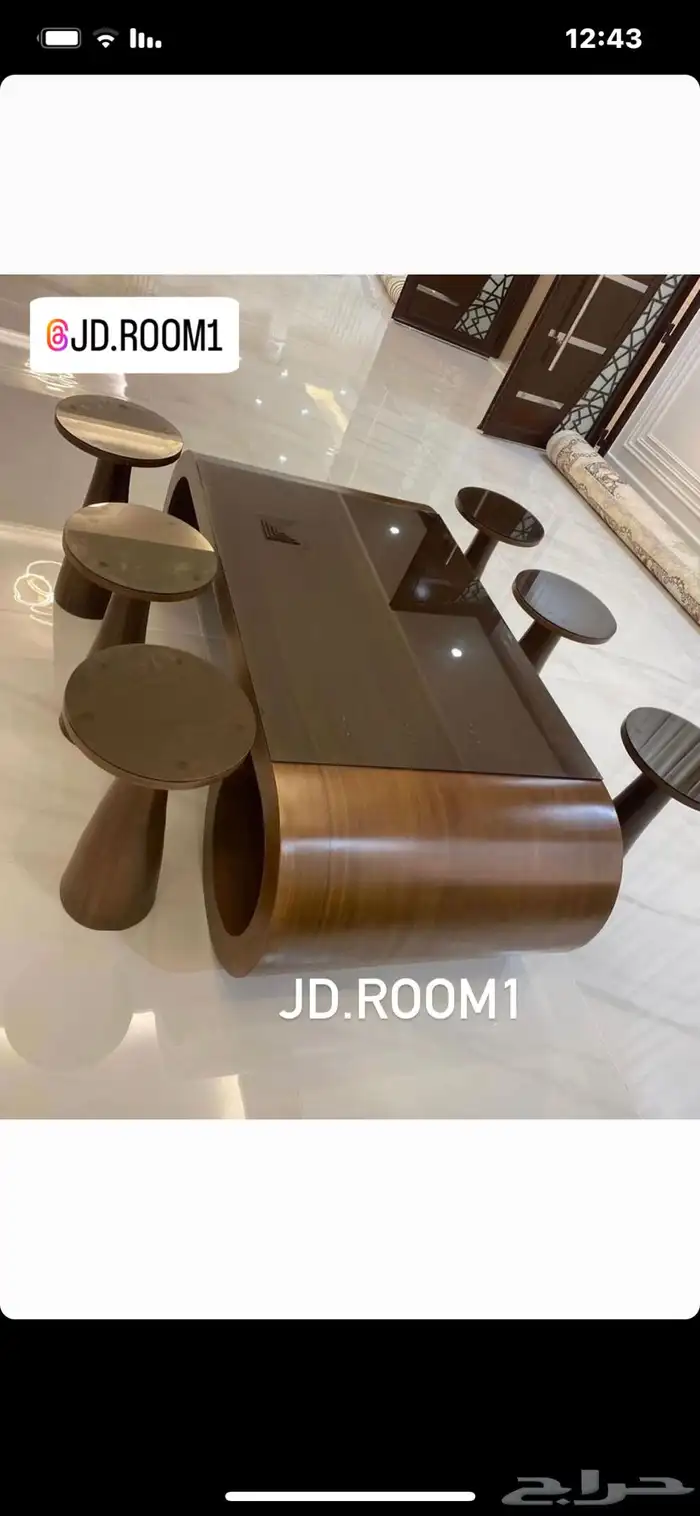 طاولات مرايا و زجاج 26