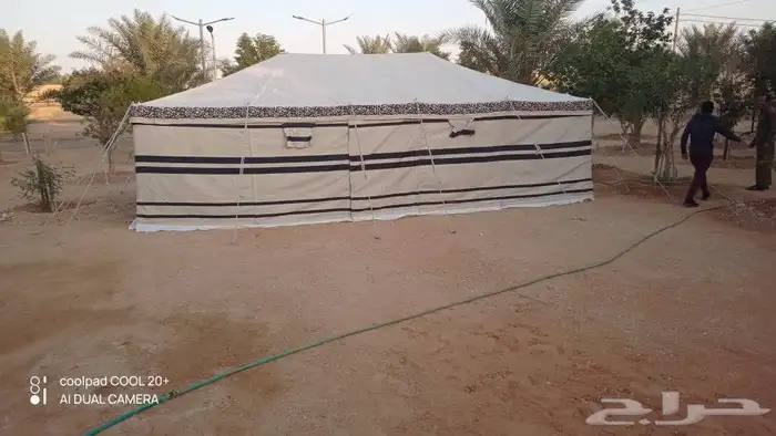 عمال تركيب خيام وبيوت الشعر وخيطه الشراعات 2