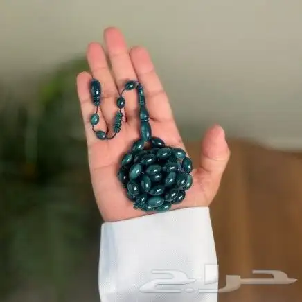 سبحة قلاليث تركوازي خامة فرنسية 1