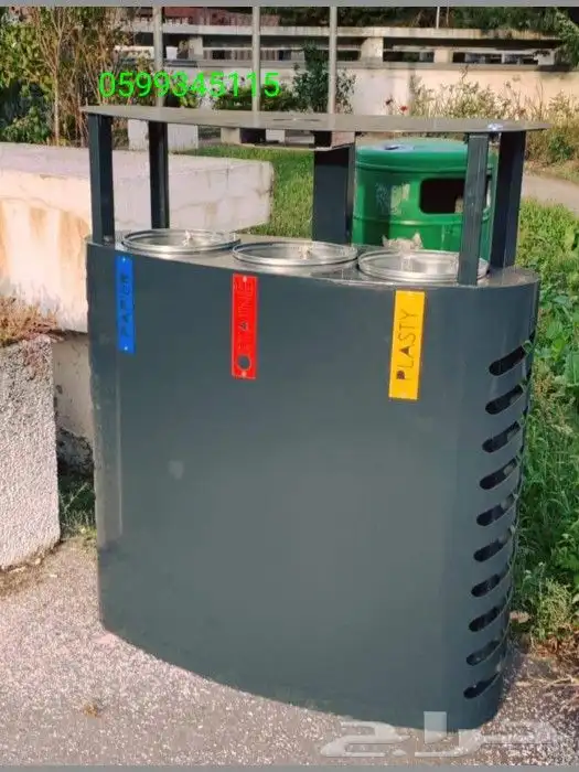 إعادة التدوير وفرز النفايات ورق بلاستك مخلفات عامة 4