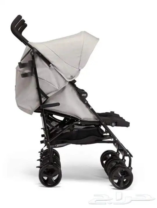 عربة أطفال كروز خفيفة مزدوجة - رمادي فاتح ب300 2
