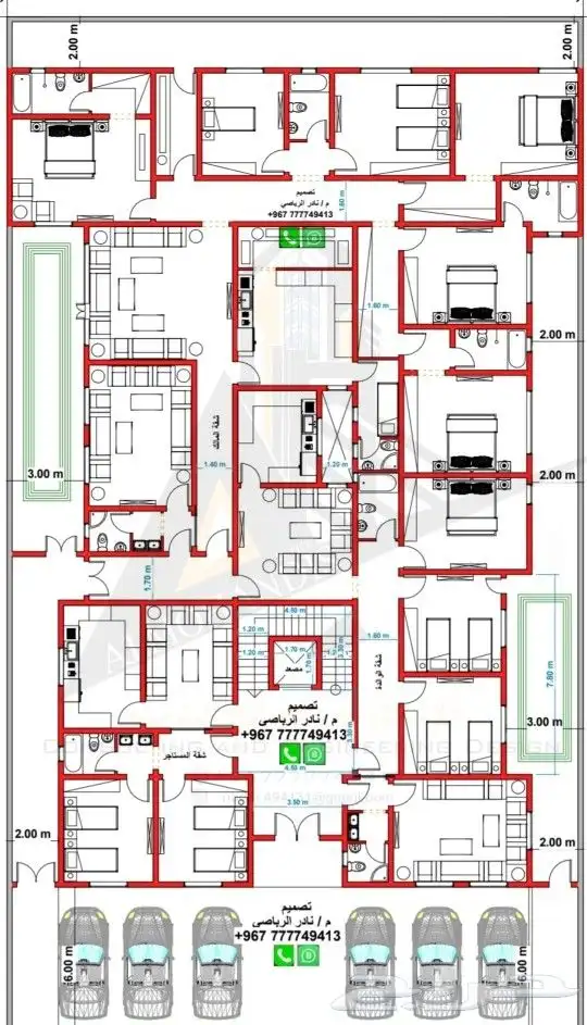تصميم شقق سكنية 0